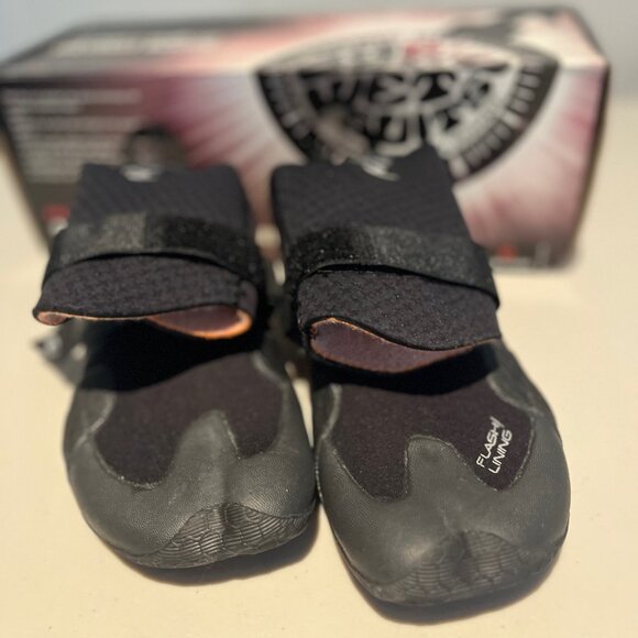 Rip Curl Flash Bomb Wetsuit Booties 3MM Hidden Split Toe, Sz. 8M - Picture 11 of 12